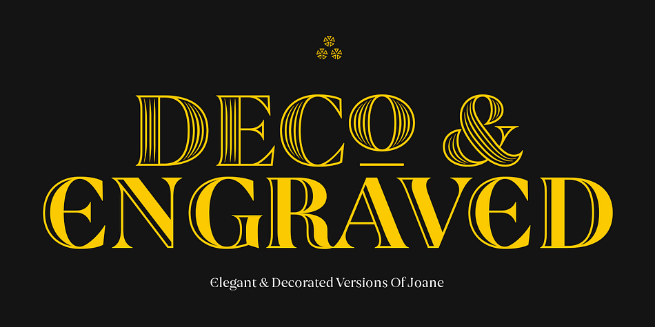 Joanes is perfectly suited for magazines, branding, advertising, labels, web and packaging.
