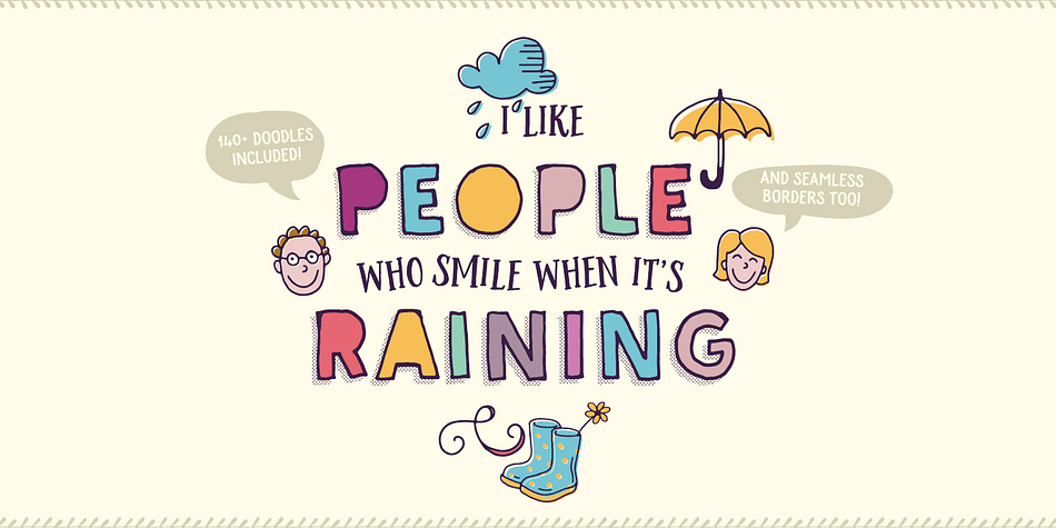 All of them, including sans serif layered fonts, can be combined in many ways.