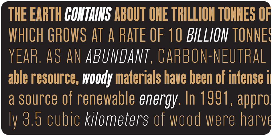 Emphasizing the popular Blop 11 font family.