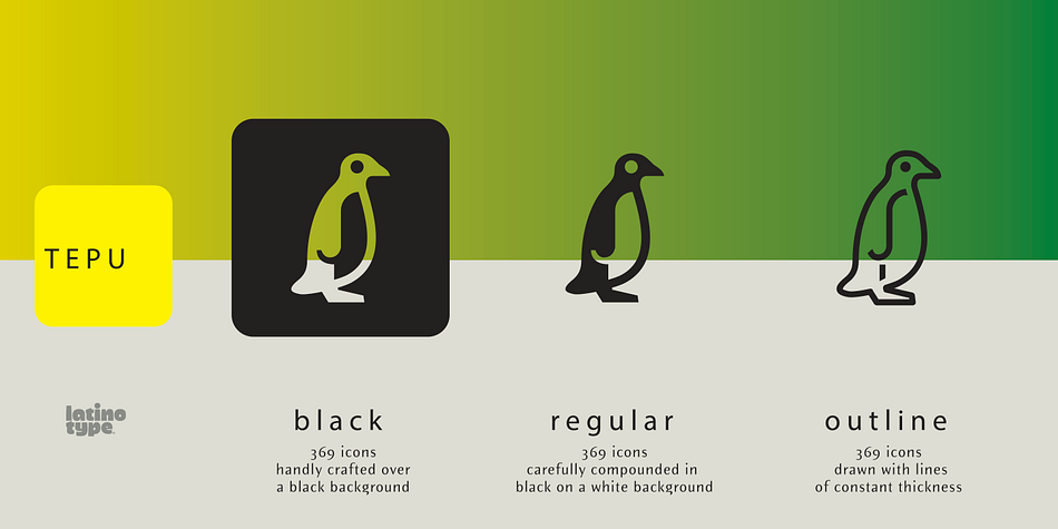 Each set contains 369 icons.