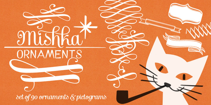 Emphasizing the favorited Mishka font family.