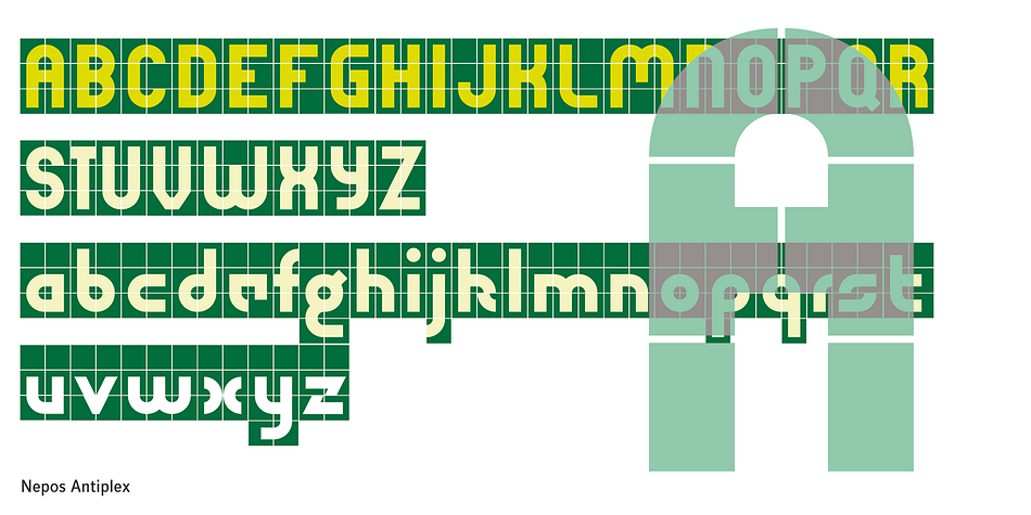 Studends get excited often by these simple modular graphics, especially if they realise these kind of stuff was made long befor desktop publishing.